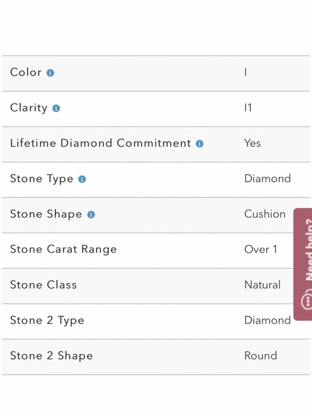 Neil Lane White Gold Cushion Halo Diamond Ring
